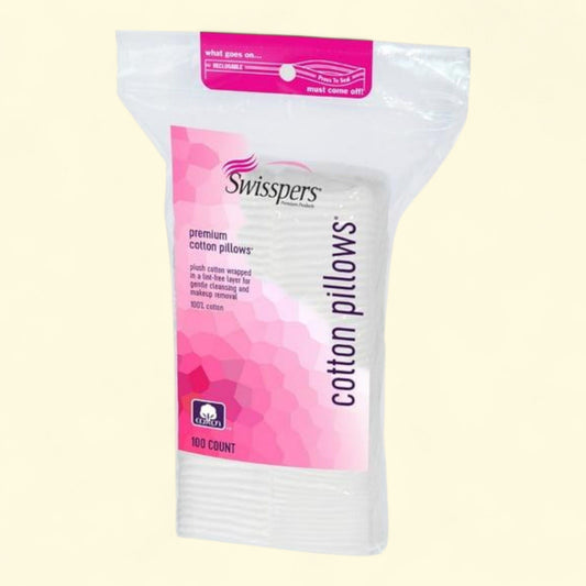 Swisspers Premium Cotton Pads, 100 Count