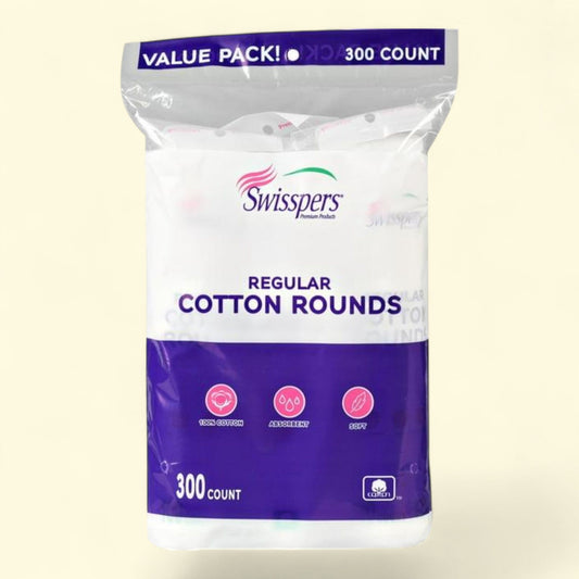 Swisspers Cotton Rounds, 300 Count