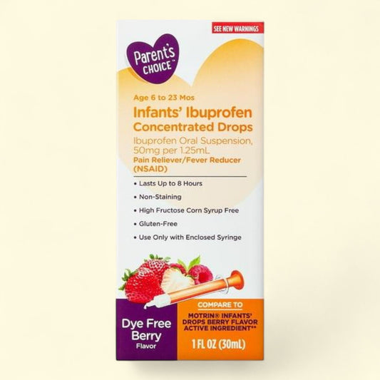 Parent's Choice Ibuprofen Infants' Drops, 1 fl oz (US)