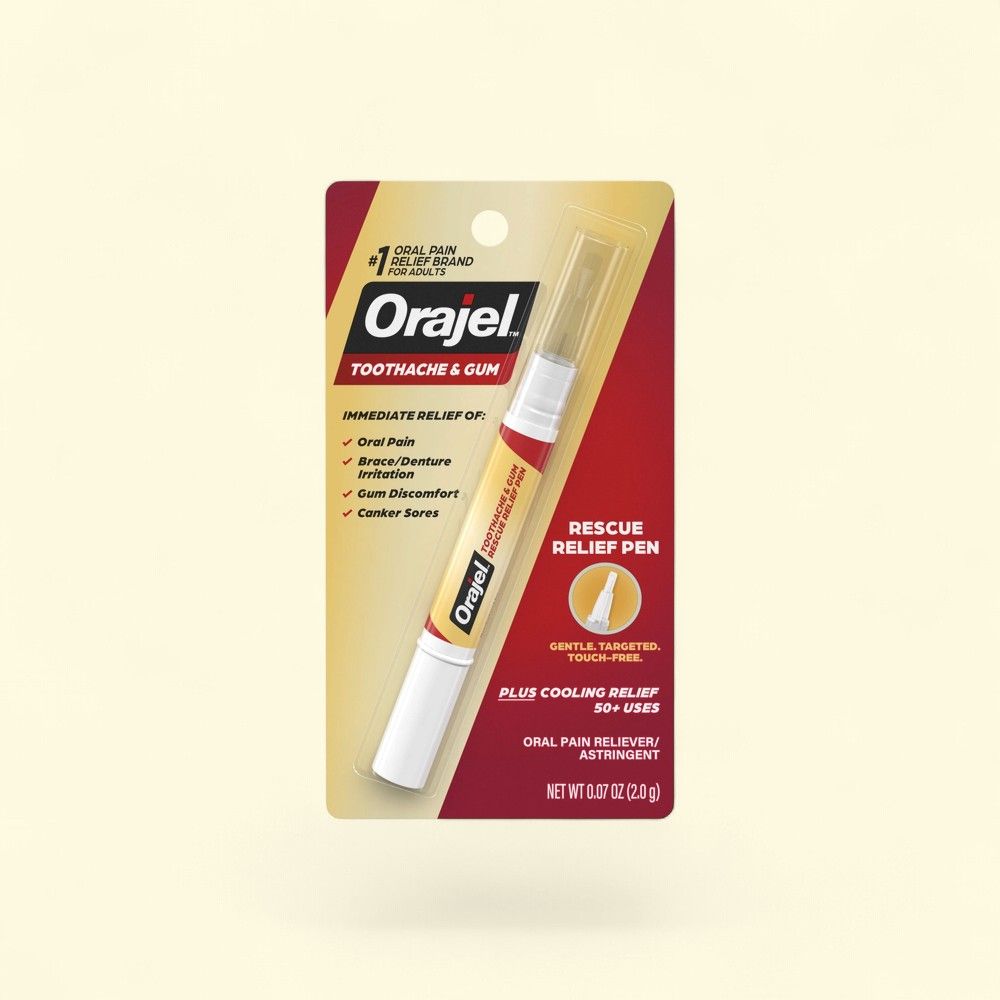 Orajel Rescue Relief Pen with Menthol, 0.07 oz