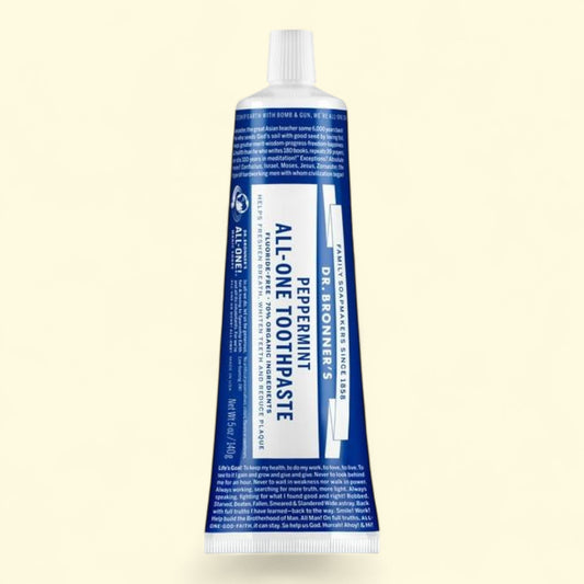 Dr. Bronner's Toothpaste, Peppermint Flavor, 5oz