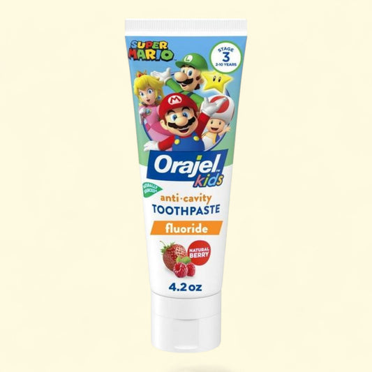 Orajel Kids Super Mario Toothpaste, 4.2oz Tube