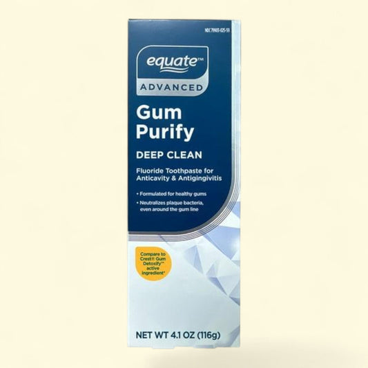 Equate Gum Purify Toothpaste, 4.1 oz