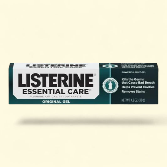Listerine Essential Care Original Gel Toothpaste, 4.2 oz