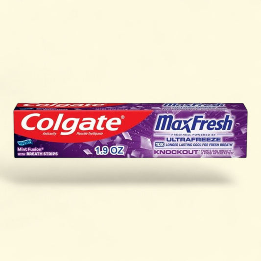 Colgate MaxFresh Knockout Mint Toothpaste, 1.9 oz