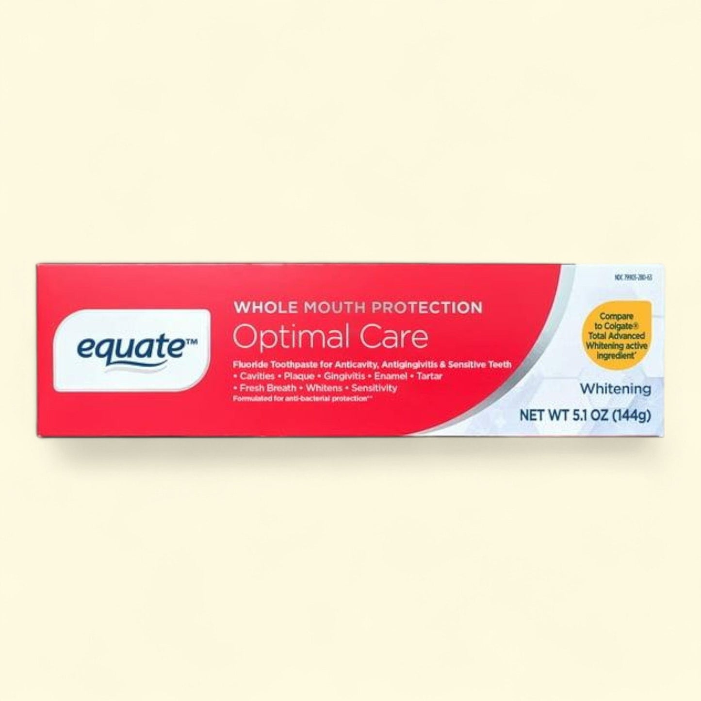 Equate Optimal Care Toothpaste, 5.1 oz