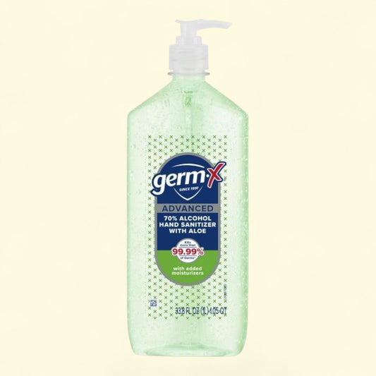 Germ-X Hand Sanitizer, Aloe, 1 L