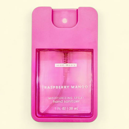 Scent Theory Hand Sanitizer Spray, Raspberry Mango, 1 fl oz