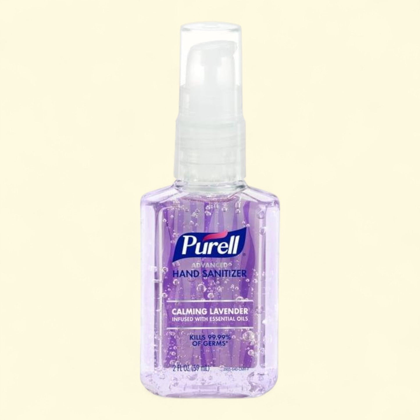 Purell Advanced Hand Sanitizer, Calming Lavender Gel, 2 oz Pump Bottle