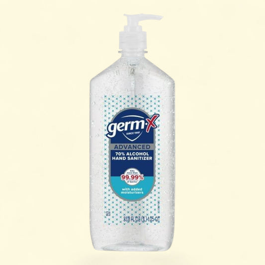 Germ-X Hand Sanitizer with Pump, 33.8 fl oz