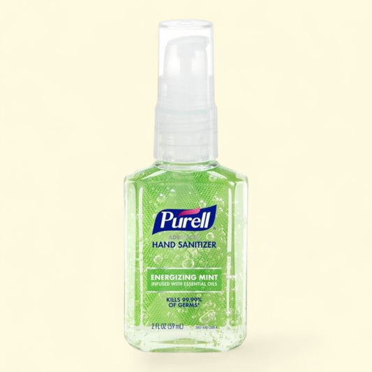 PURELL Advanced Hand Sanitizer, Energizing Mint, 2 oz Pump Bottle