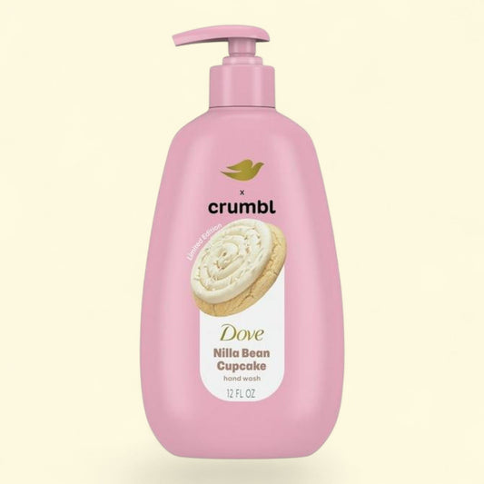 Dove Crumbl Moisturizing Liquid Hand Soap, Nilla Bean Cupcake, 12 oz