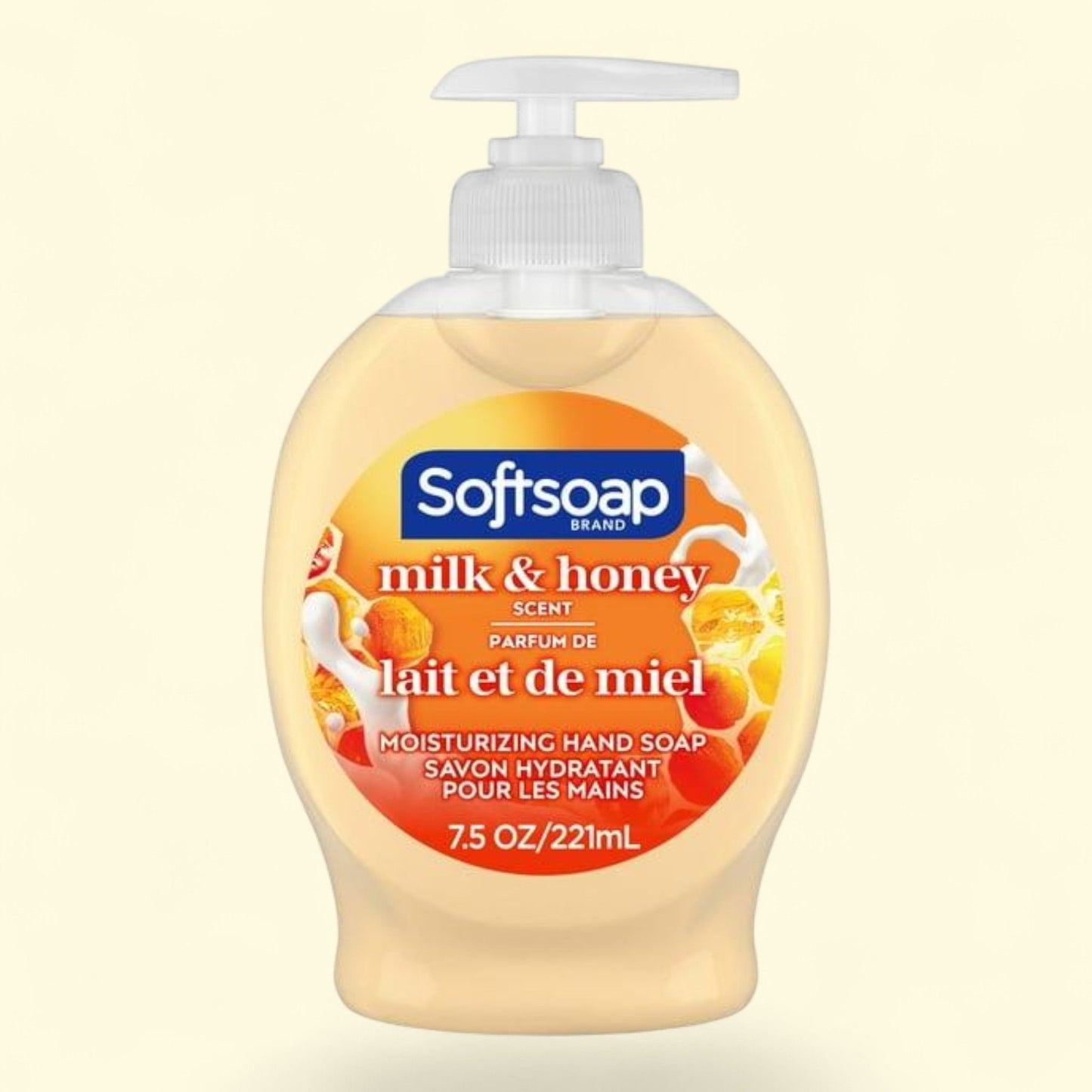 Softsoap Liquid Hand Soap, Milk and Honey, 7.5 Fluid Ounce