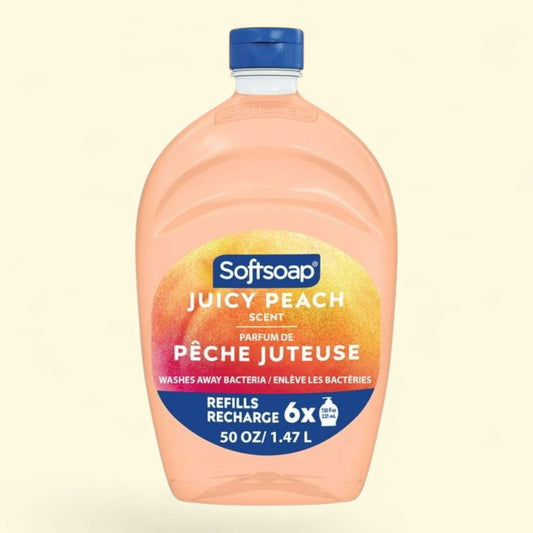 Softsoap Juicy Peach Liquid Hand Soap, 50 fl oz