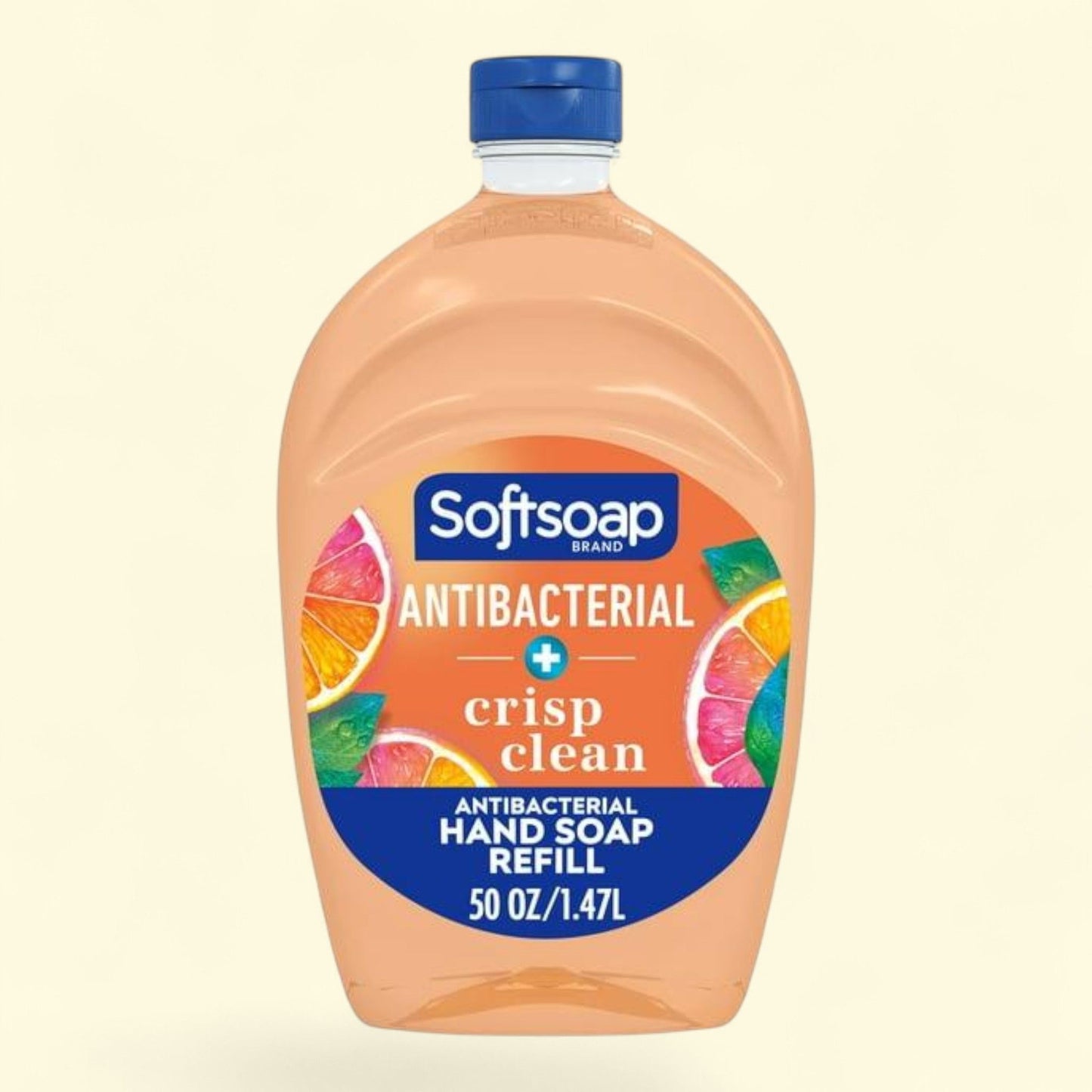 Softsoap Antibacterial Liquid Hand Soap Refill, Crisp Clean, 50 Fluid Ounce Bottle