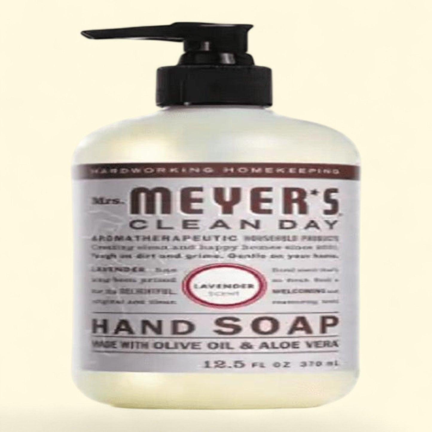 Mrs. Meyer's Liquid Hand Soap, Lavender, 12.5 Fluid Ounces