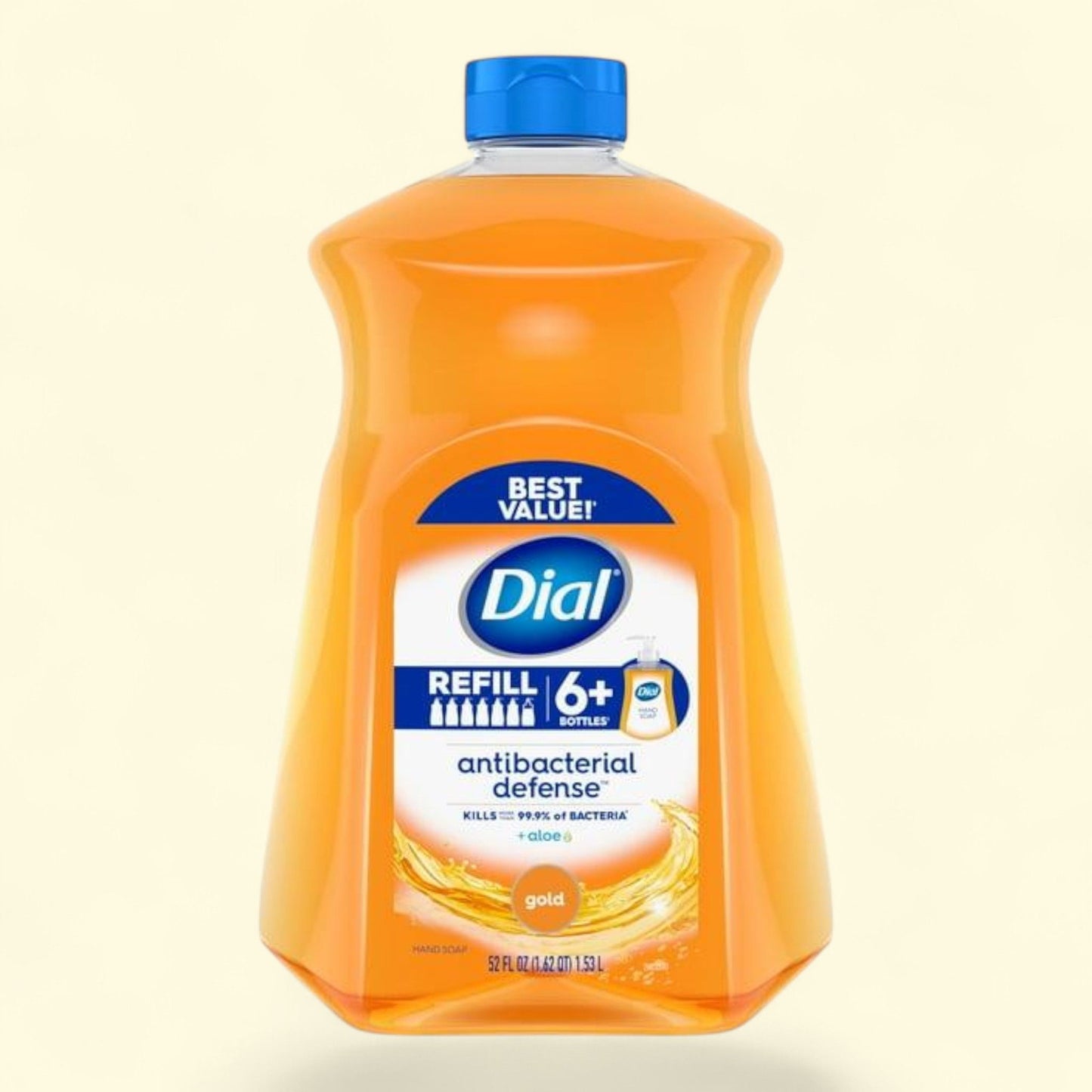 Dial Antibacterial Liquid Hand Soap Refill, 52 fl oz