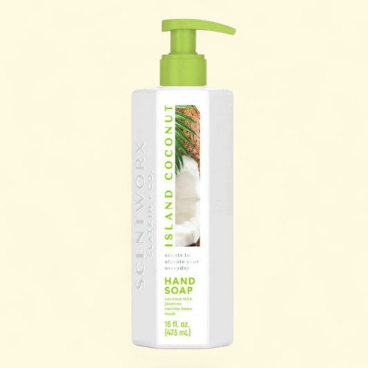 Scentworx Island Coconut Hand Soap, 16 oz