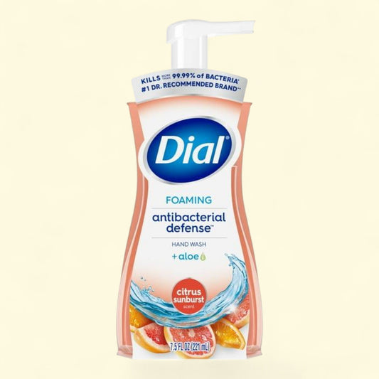 Dial Antibacterial Foaming Hand Wash, Citrus Sunburst, 7.5 fl oz