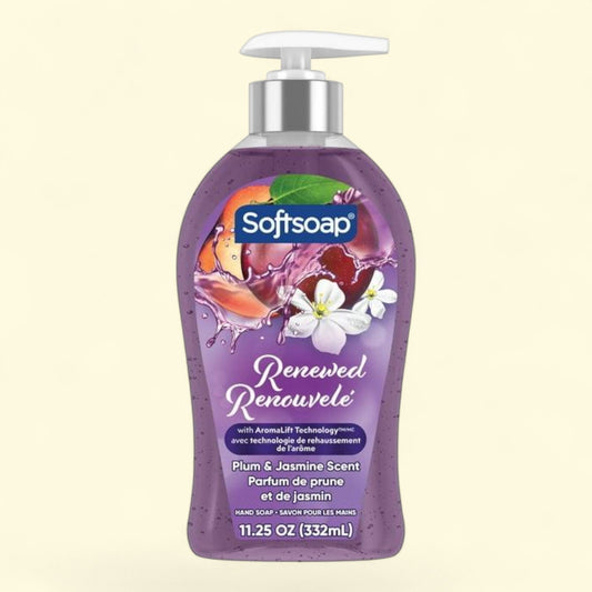 Softsoap Liquid Hand Soap, Plum and Jasmine Scent, 11.25 fl oz
