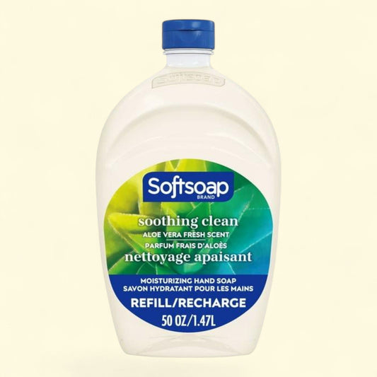 Softsoap Liquid Hand Soap Refill, Soothing Clean, Aloe Vera Fresh Scent - 50 Fluid Ounce