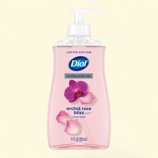 Dial Antibacterial Liquid Hand Soap, Orchid Rose Bliss Scent, 11oz