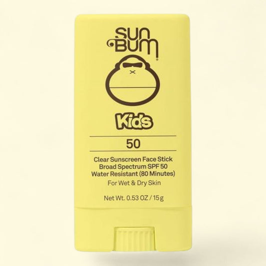 Stick solaire transparent pour le visage Sun Bum Kids, SPF 50, 15 g