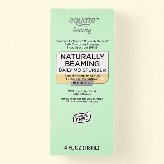Equate Daily Moisturizer Sunscreen, SPF 15, 4 fl oz