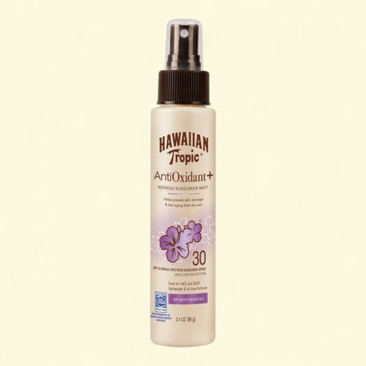 Hawaiian Tropic Sunscreen Mist, Travel Size, 3.4 oz, SPF 30