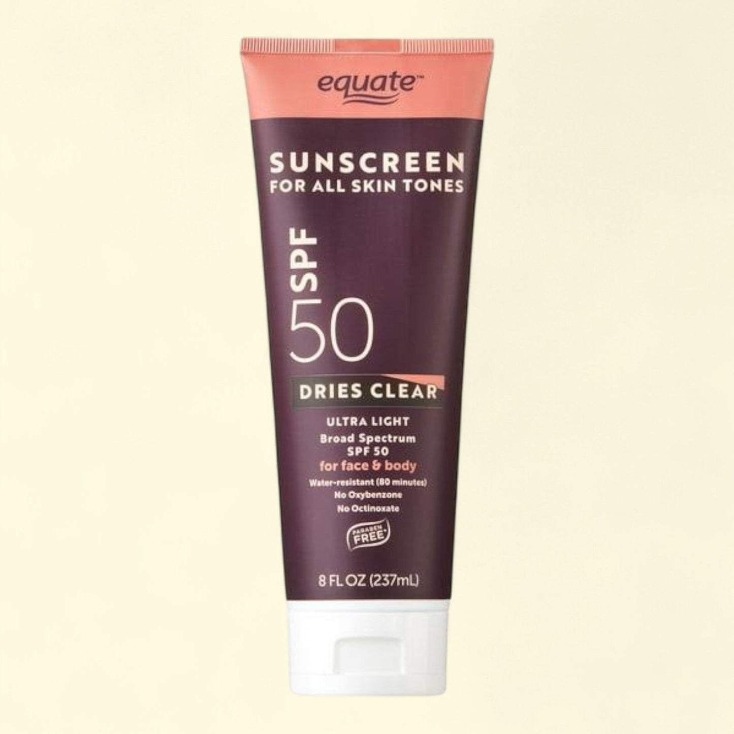 Equate Ultra Light Sunscreen Lotion, SPF 50, 8 fl oz — authentic US product shipped worldwide by Treatspree