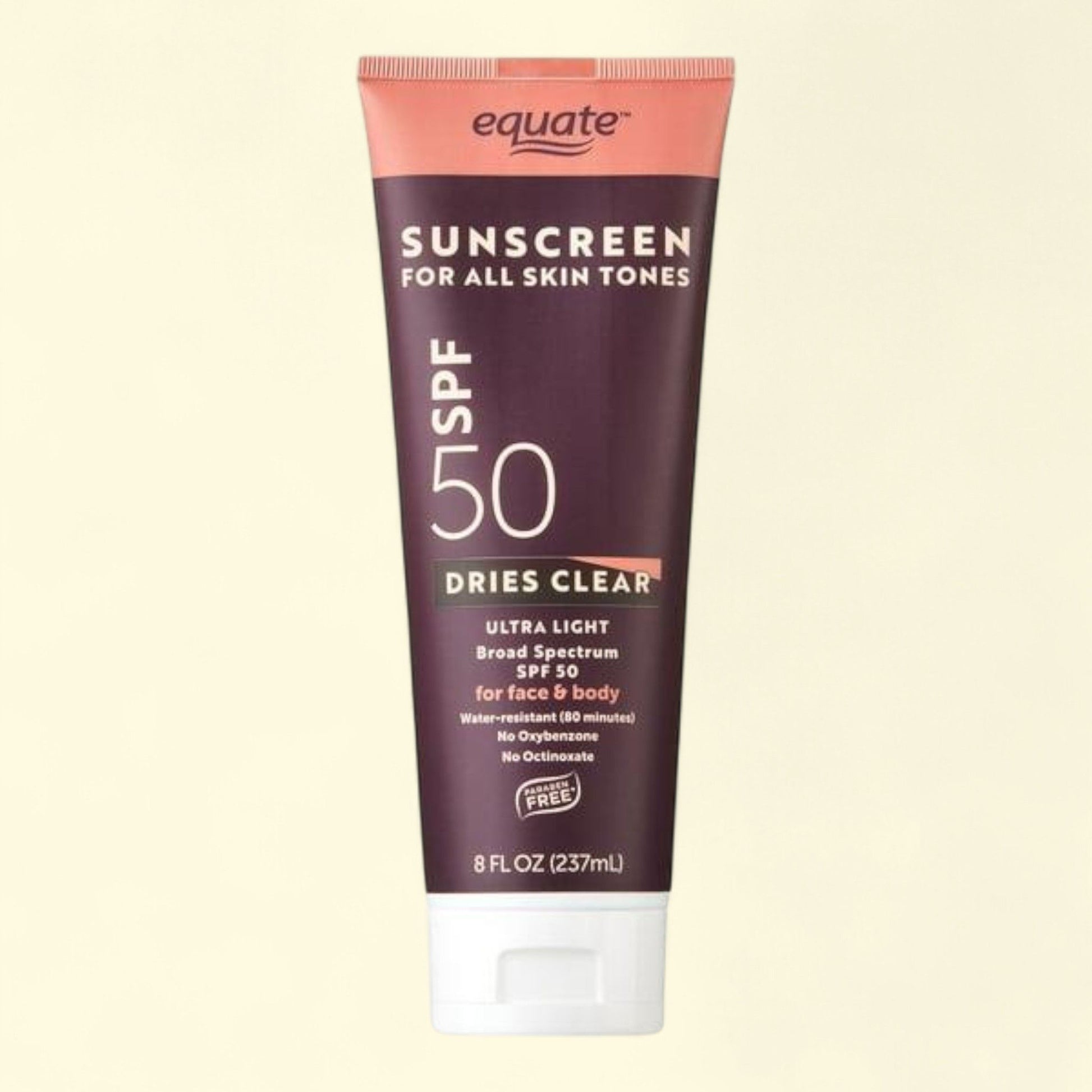 Equate Ultra Light Sunscreen Lotion, SPF 50, 8 fl oz — authentic US product shipped worldwide by Treatspree