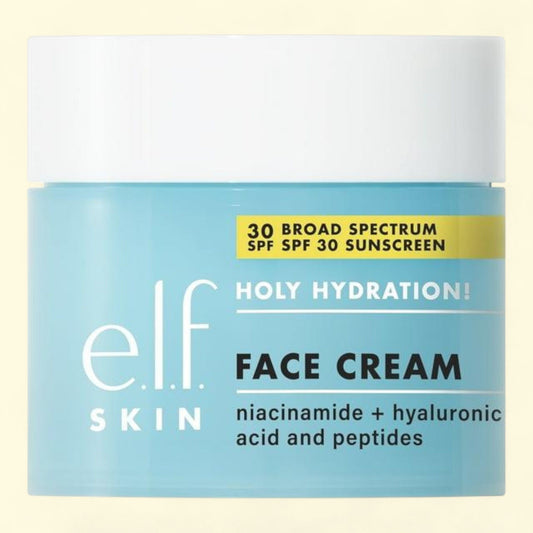 e.l.f. SKIN Holy Hydration! Face Cream Broad Spectrum SPF 30 Sunscreen, 1.7oz