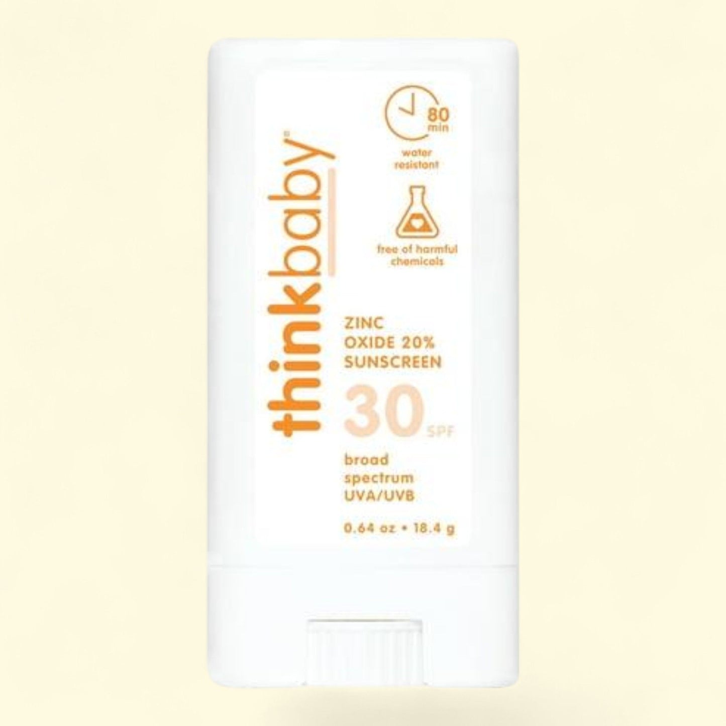 Thinkbaby Sunscreen Stick, SPF 30+, 2.9 oz