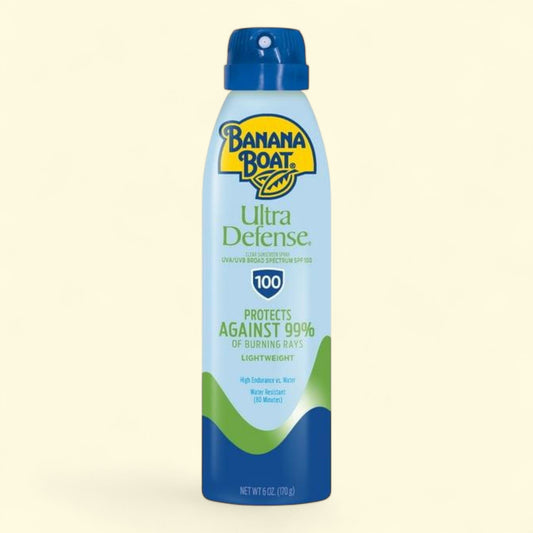 Banana Boat Ultra Defense SPF 100 Sunscreen Spray, 6 oz