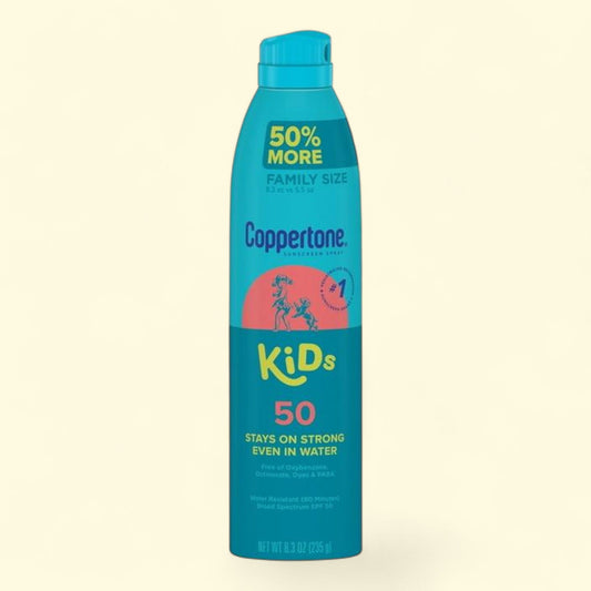 Coppertone Kids Sunscreen Spray, SPF 50, 8.3 oz