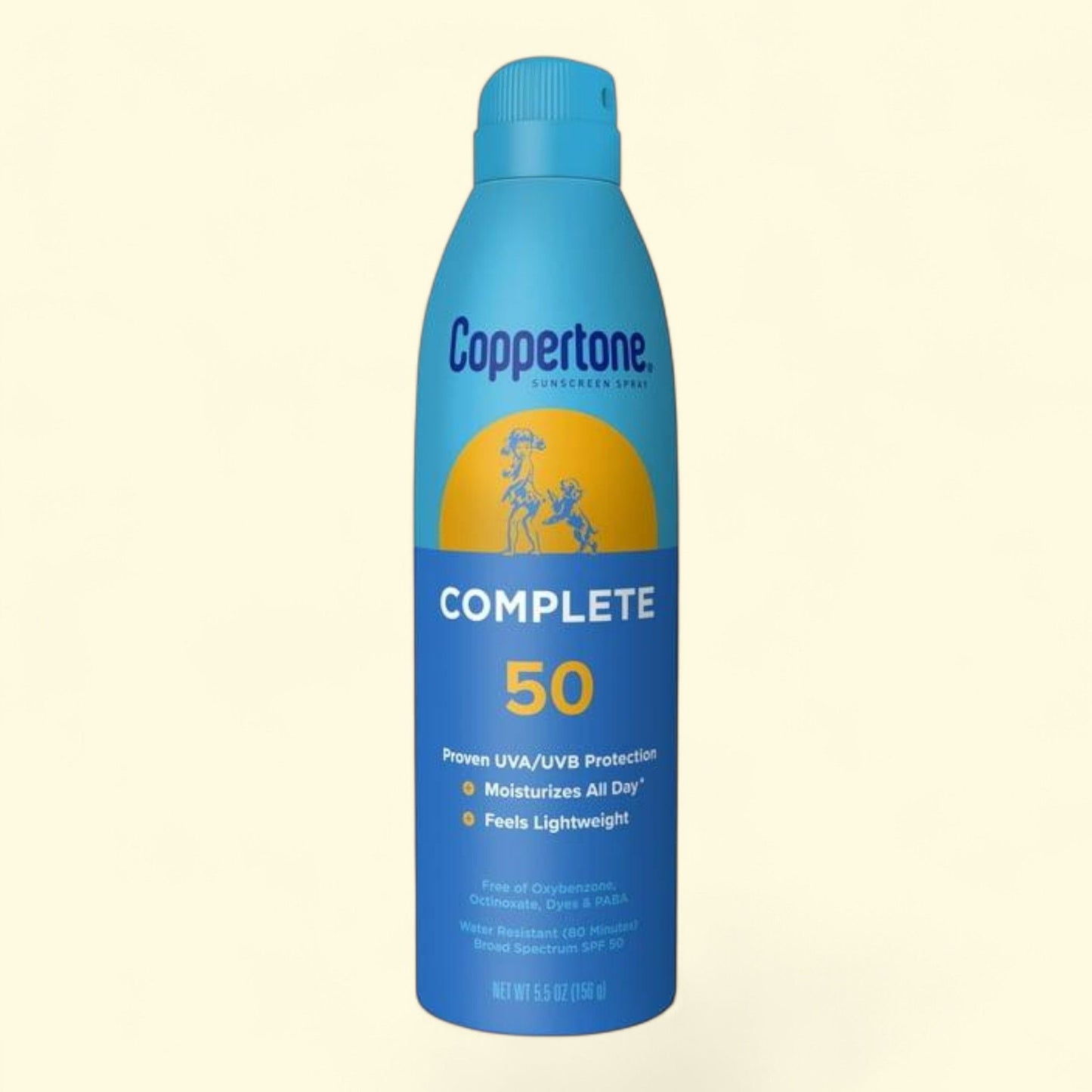 Coppertone Complete Sunscreen Spray, SPF 50, 5.5 oz