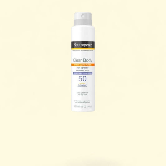 Neutrogena Clear Body SPF 50 Sunscreen Spray, 5 oz