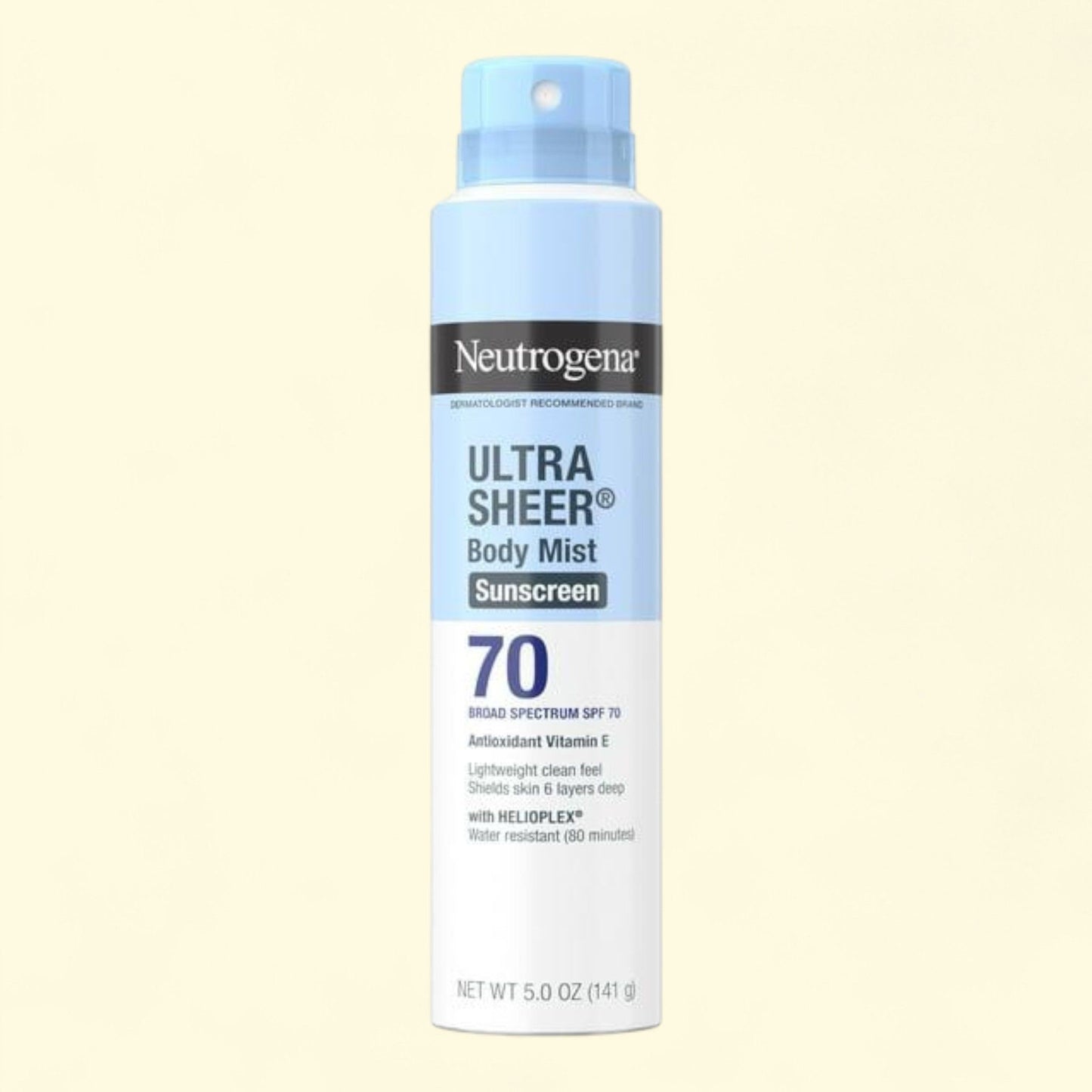 Spray solaire Neutrogena Ultra Sheer, indice de protection 70, 150 ml