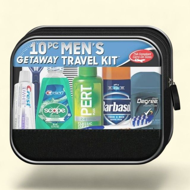 Men's Get Away Travel Kit, 10 pc