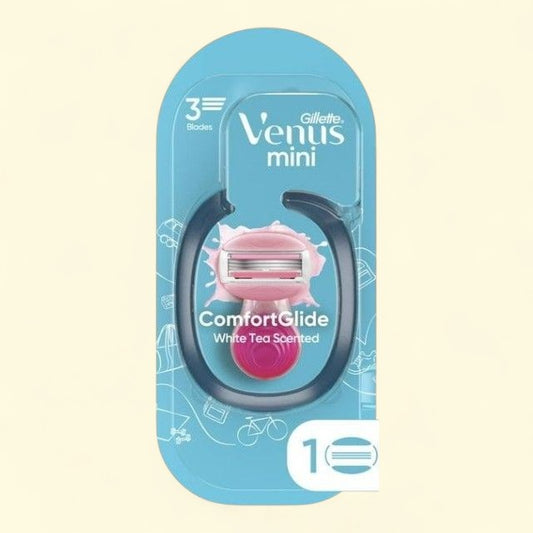 Gillette Venus Mini on The Go Women's Razor Handle with 1 ComfortGl... — authentic US product shipped worldwide by Treatspree