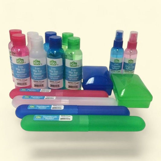 iGO Travel Bottles, 20 Piece Family Pack