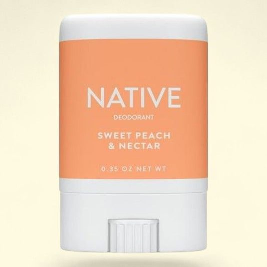 Native Deodorant Sweet Peach & Nectar Mini Travel Size 0.35 oz.