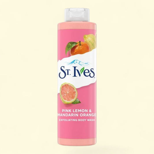 St. Ives Body Wash, Pink Lemon & Mandarin Orange, 22 oz