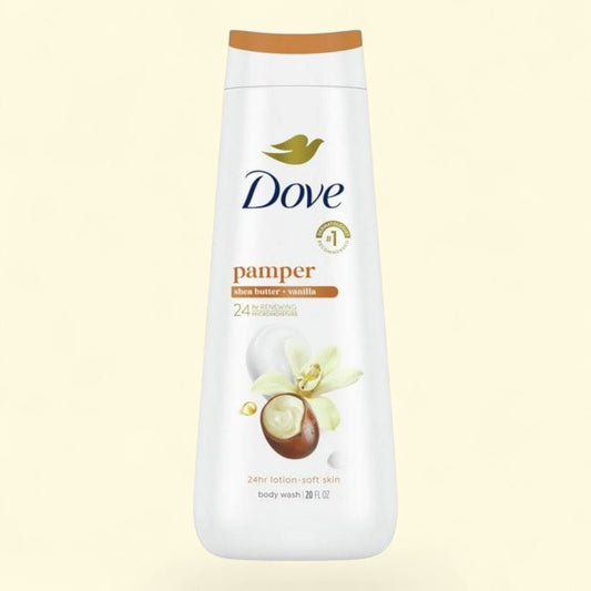 Dove Body Wash, Moisturizing Pamper Shea Butter & Vanilla, 20oz