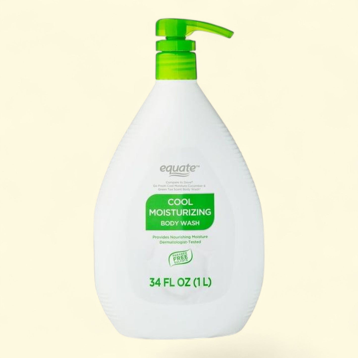 Equate Moisturizing Body Wash, 34 fl oz