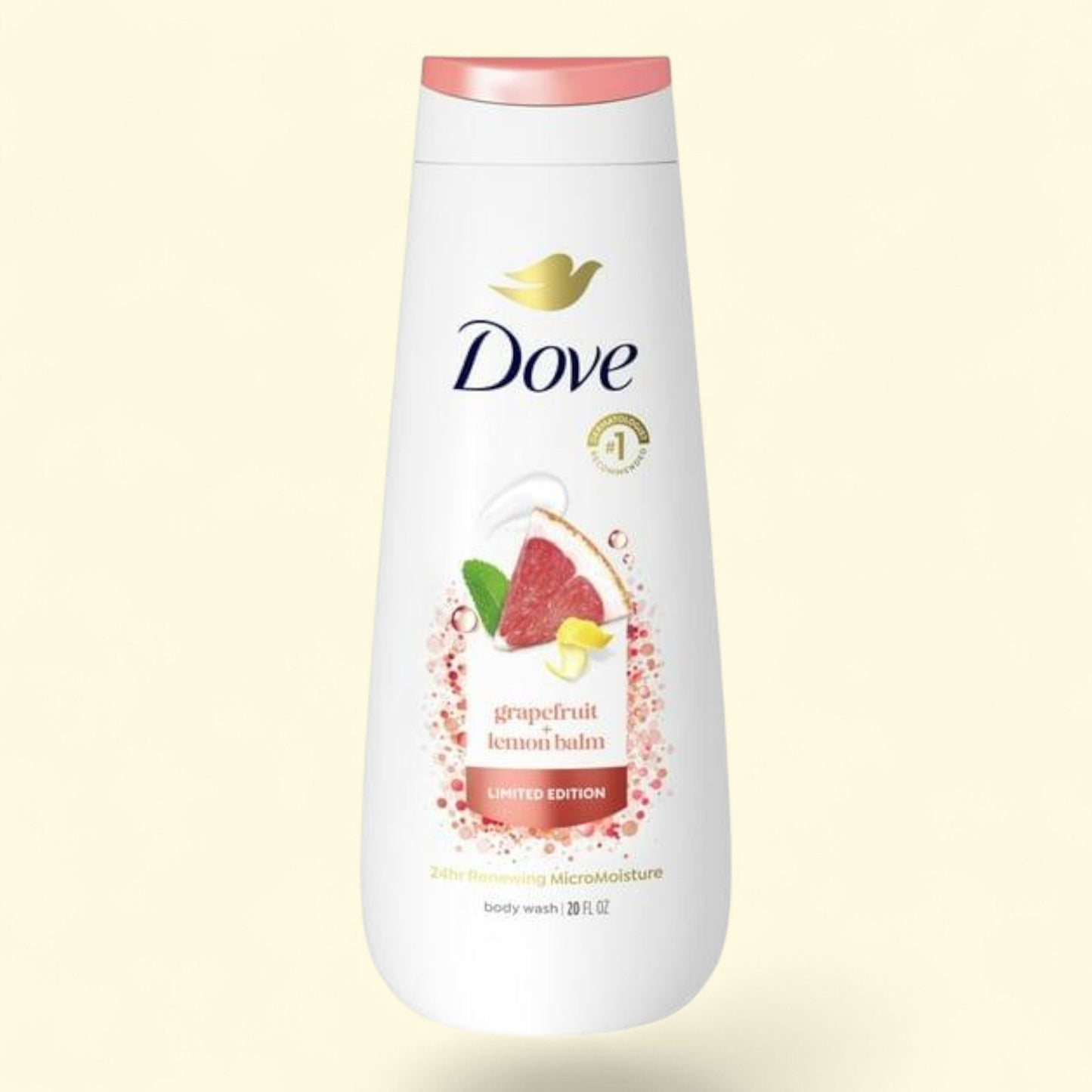 Dove Body Wash, Grapefruit & Lemon Balm, 20 oz — authentic US product shipped worldwide by Treatspree