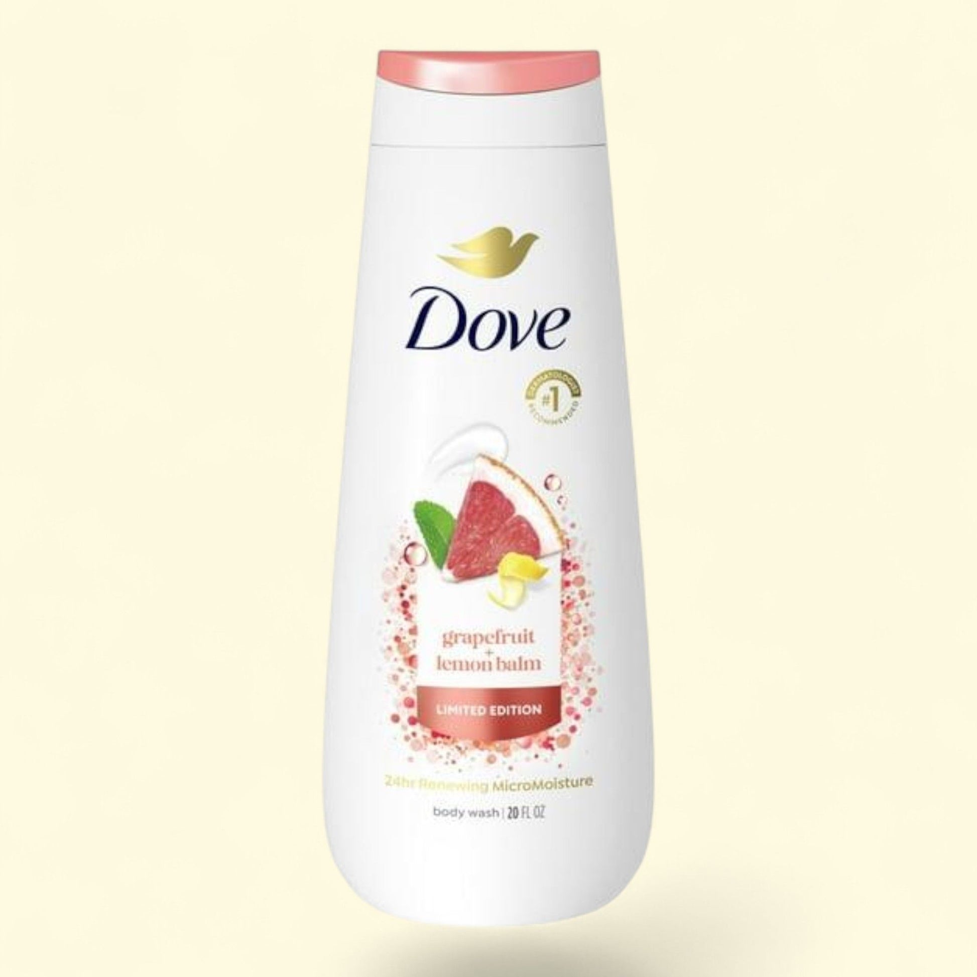 Dove Body Wash, Grapefruit & Lemon Balm, 20 oz — authentic US product shipped worldwide by Treatspree