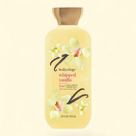 Bodycology Body Wash & Bubble Bath, Whipped Vanilla, 16 fl oz