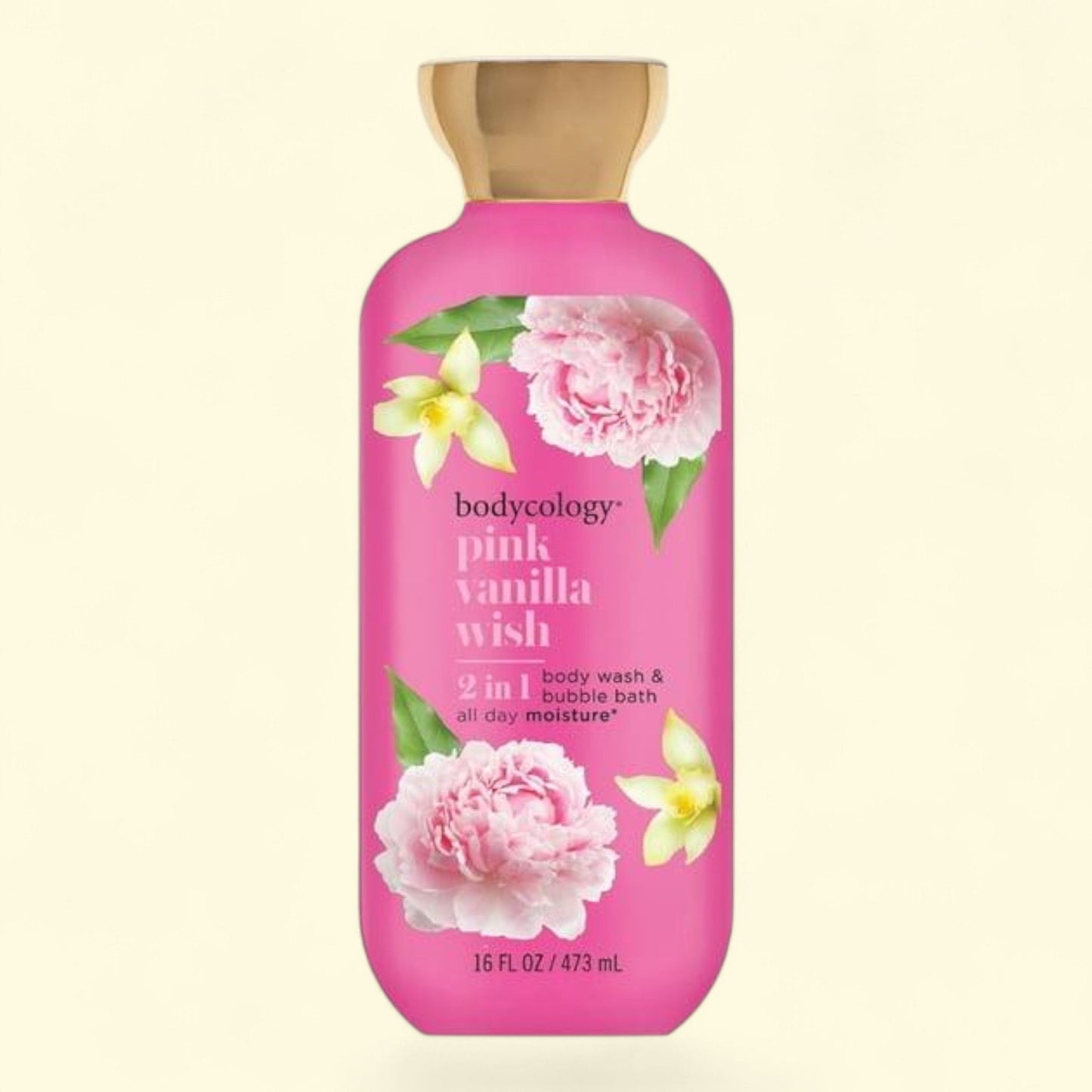 Bodycology Body Wash & Bubble Bath, Pink Vanilla Wish, 16 fl oz