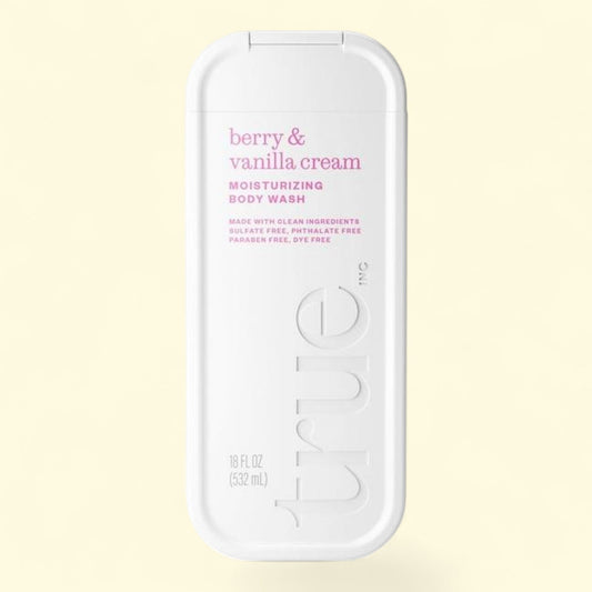 True Berry & Vanilla Cream Body Wash, 18 fl oz